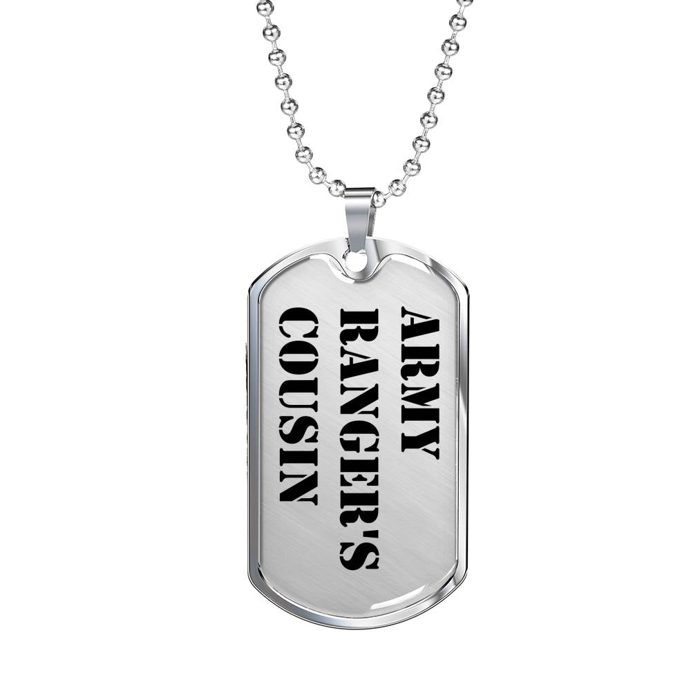 Army Ranger's Cousin - Luxury Dog Tag Necklace