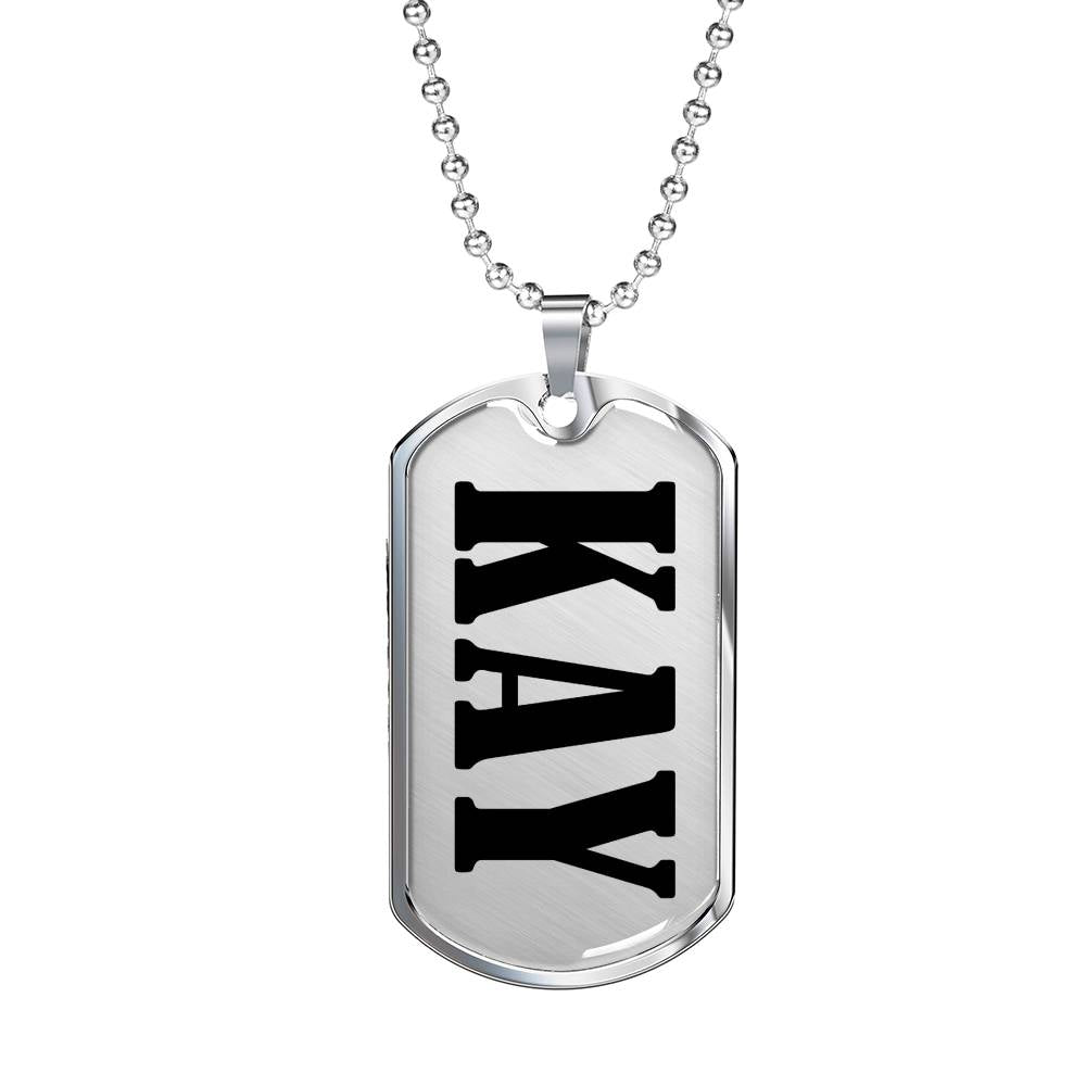 Kay v01 - Luxury Dog Tag Necklace