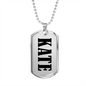 Kate v01 - Luxury Dog Tag Necklace