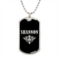 Shannon v02a - Luxury Dog Tag Necklace