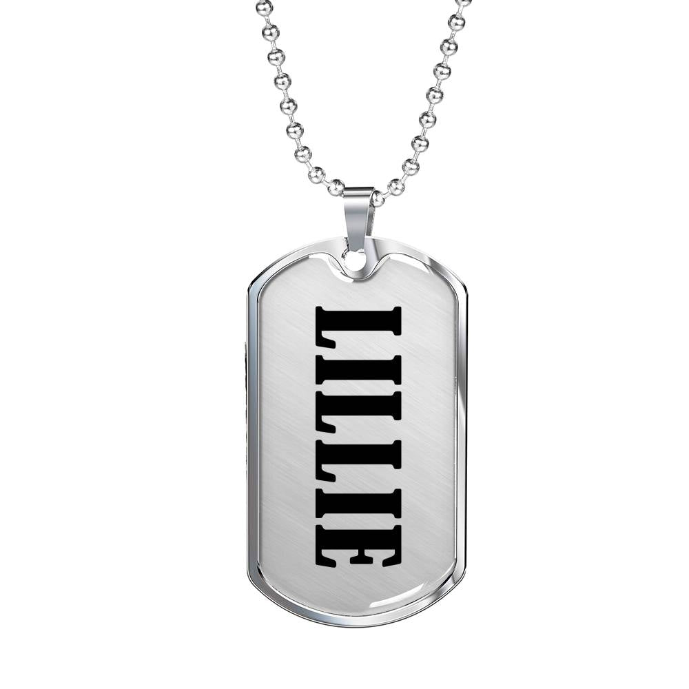 Lillie v01 - Luxury Dog Tag Necklace