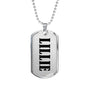 Lillie v01 - Luxury Dog Tag Necklace