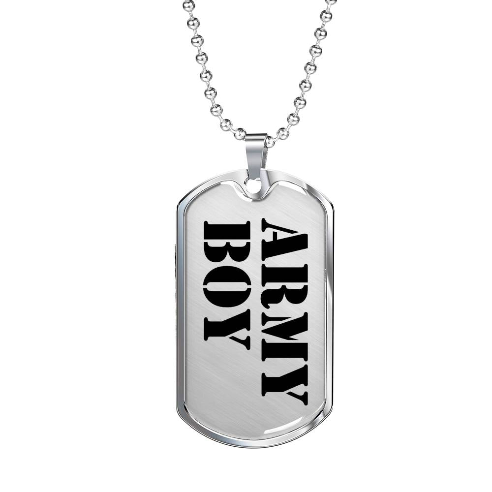 Army Boy - Luxury Dog Tag Necklace