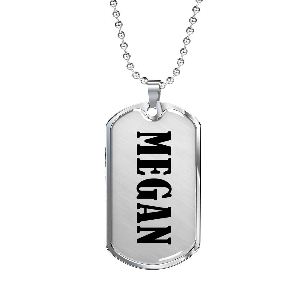 Megan v01 - Luxury Dog Tag Necklace
