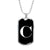 Initial C v3a - Luxury Dog Tag Necklace
