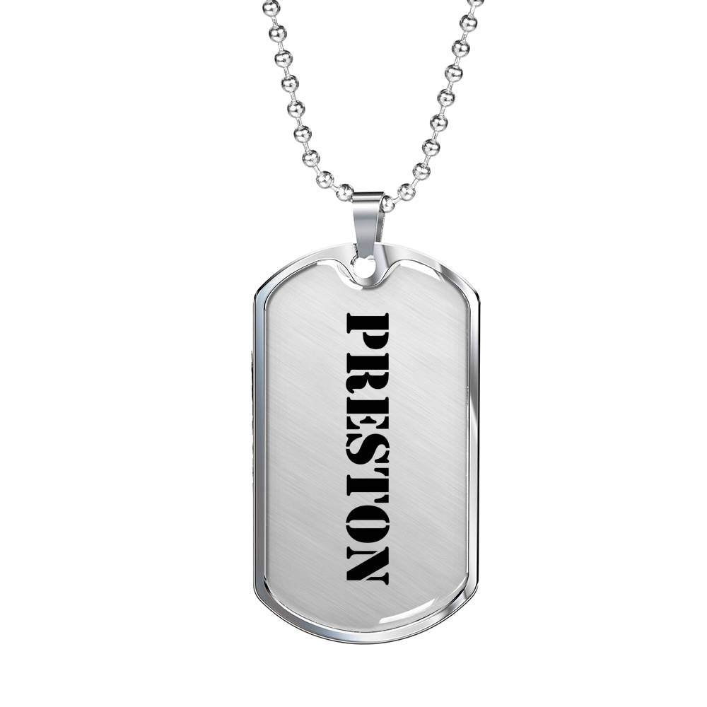 Preston - Luxury Dog Tag Necklace