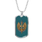 Ukrainian Naval Infantry - Luxury Dog Tag Necklace
