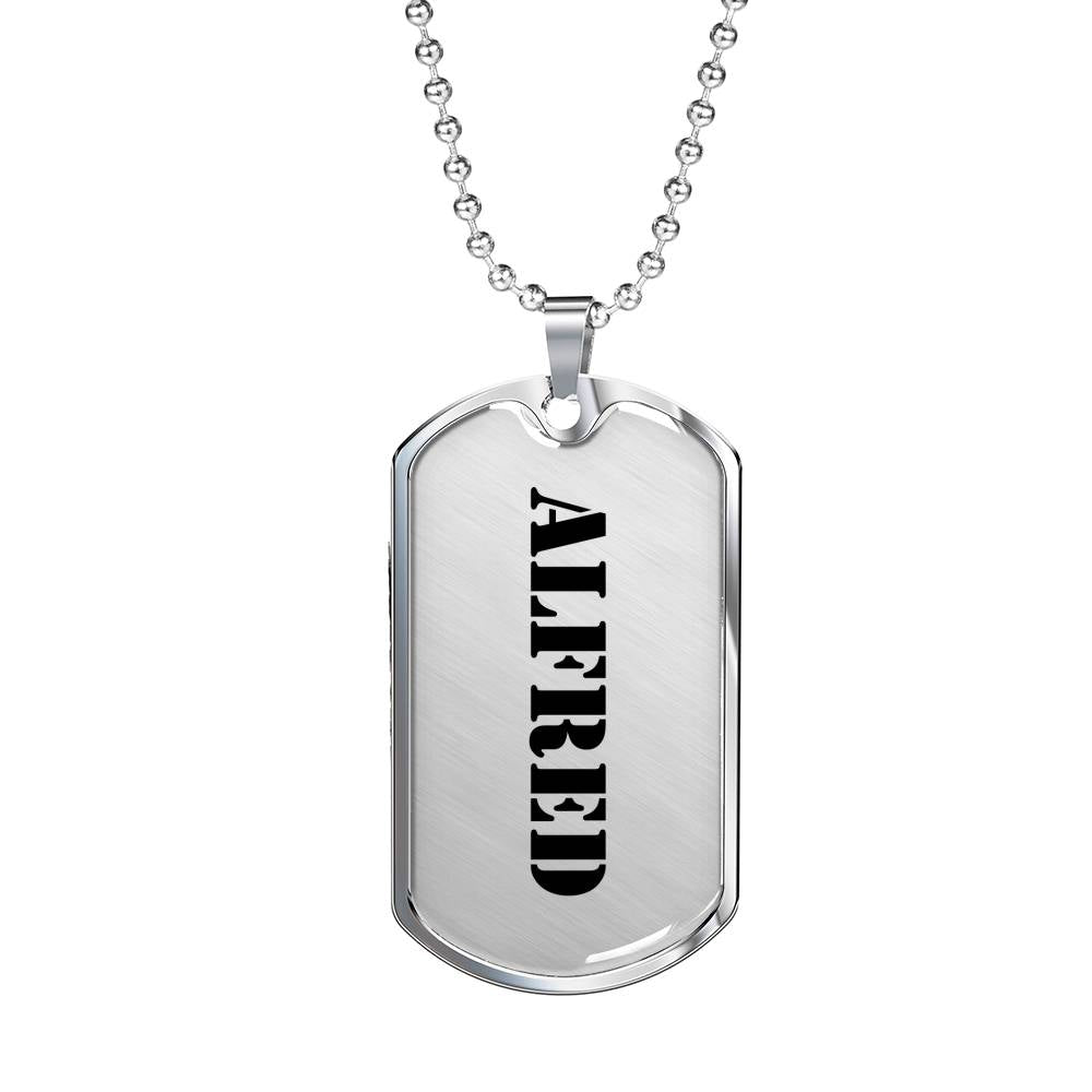 Alfred - Luxury Dog Tag Necklace