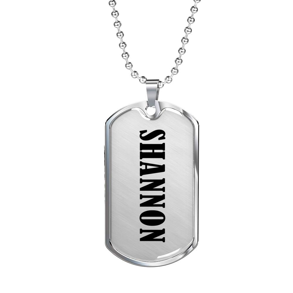Shannon v01 - Luxury Dog Tag Necklace