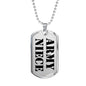Army Niece - Luxury Dog Tag Necklace