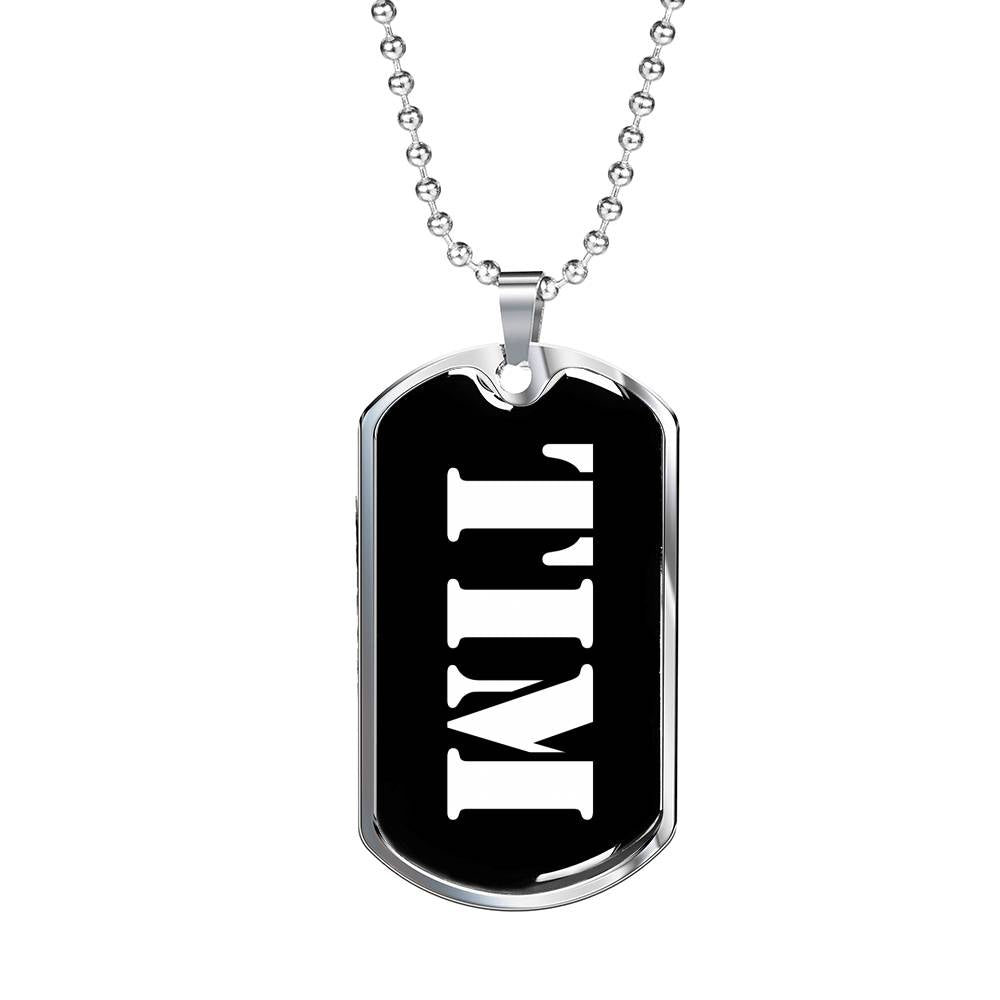 Tim v2 - Luxury Dog Tag Necklace