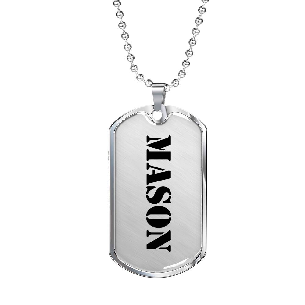 Mason - Luxury Dog Tag Necklace