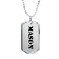 Mason - Luxury Dog Tag Necklace