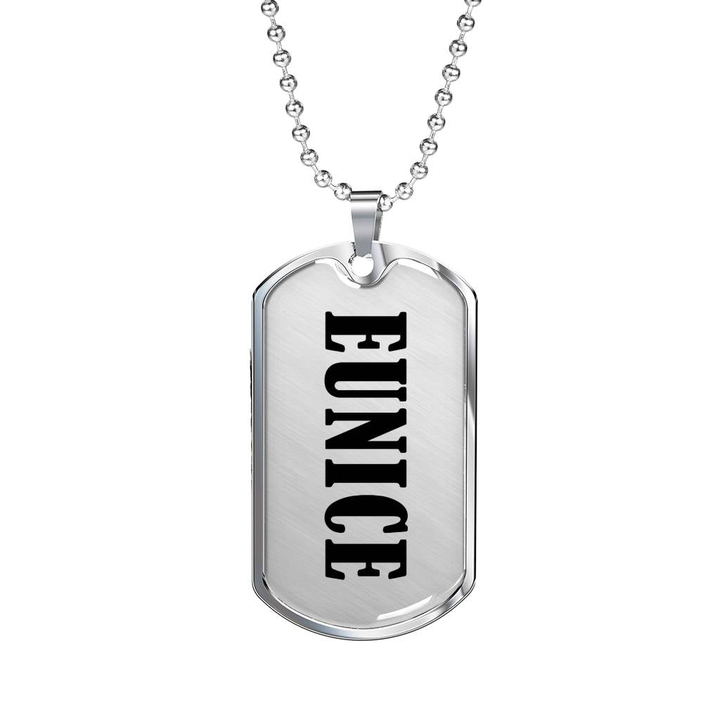 Eunice v01 - Luxury Dog Tag Necklace