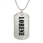 Lorene v01 - Luxury Dog Tag Necklace
