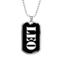 Leo v2 - Luxury Dog Tag Necklace