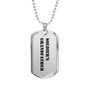 Soldier's Grandfather - Luxury Dog Tag Necklace