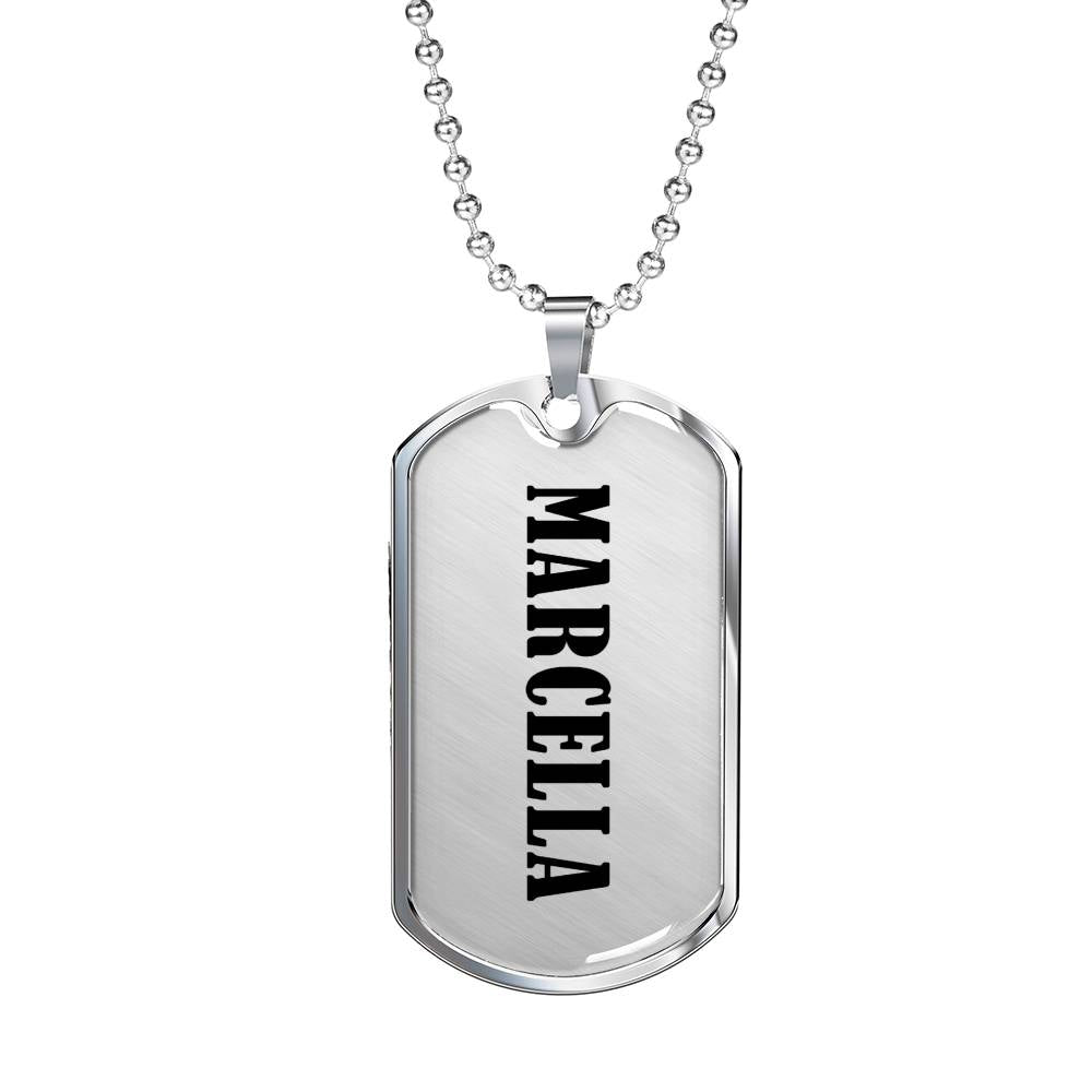 Marcella v01 - Luxury Dog Tag Necklace