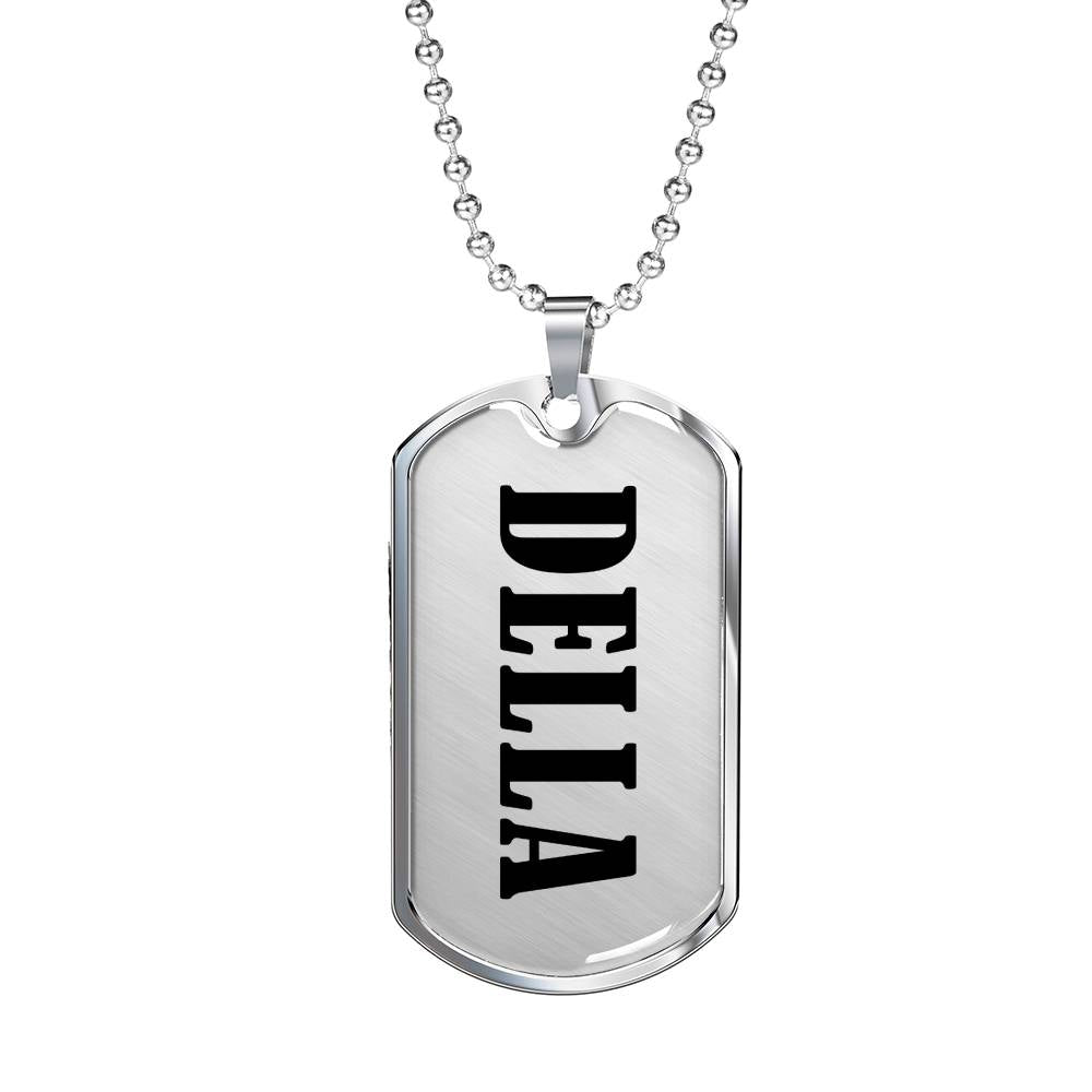 Della v01 - Luxury Dog Tag Necklace