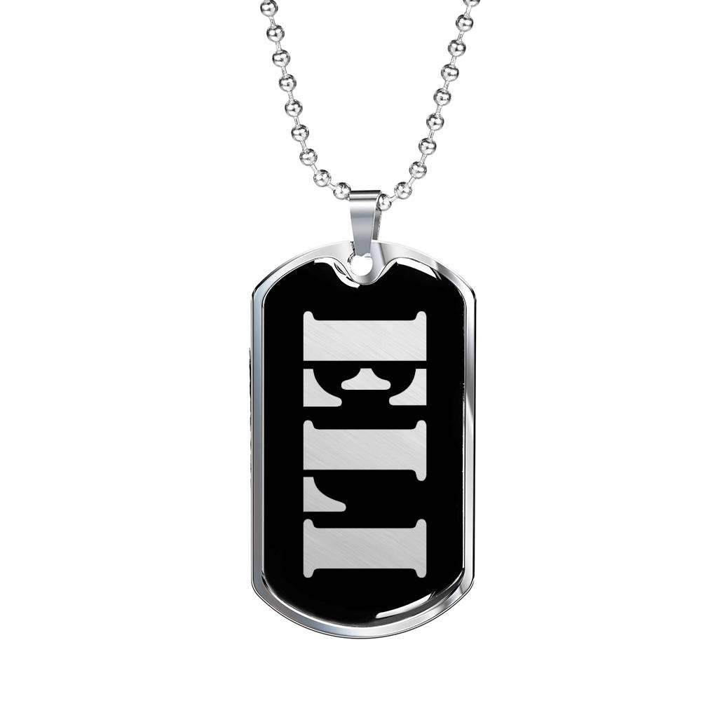 Eli v3 - Luxury Dog Tag Necklace