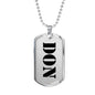 Don - Luxury Dog Tag Necklace