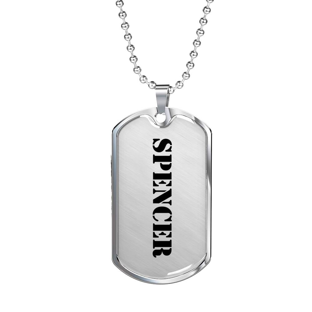 Spencer - Luxury Dog Tag Necklace
