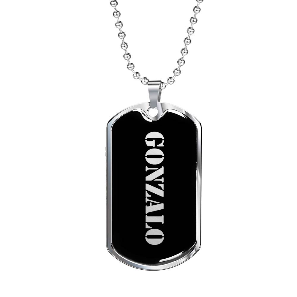 Gonzalo v3 - Luxury Dog Tag Necklace