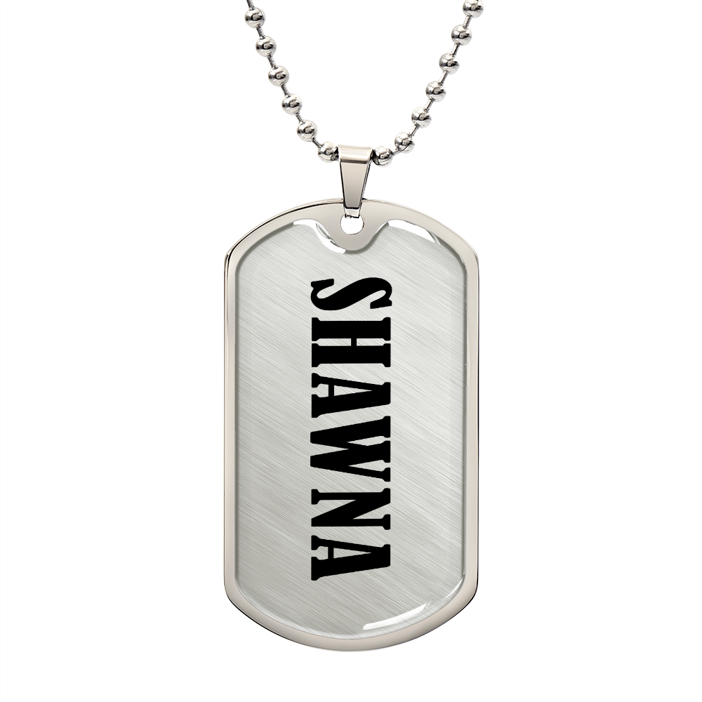 Shawna v01 - Luxury Dog Tag Necklace