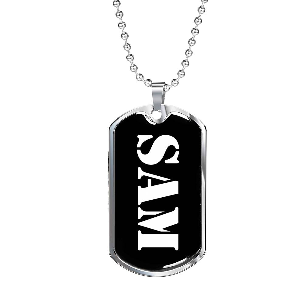 Sam v2 - Luxury Dog Tag Necklace