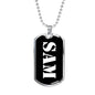 Sam v2 - Luxury Dog Tag Necklace