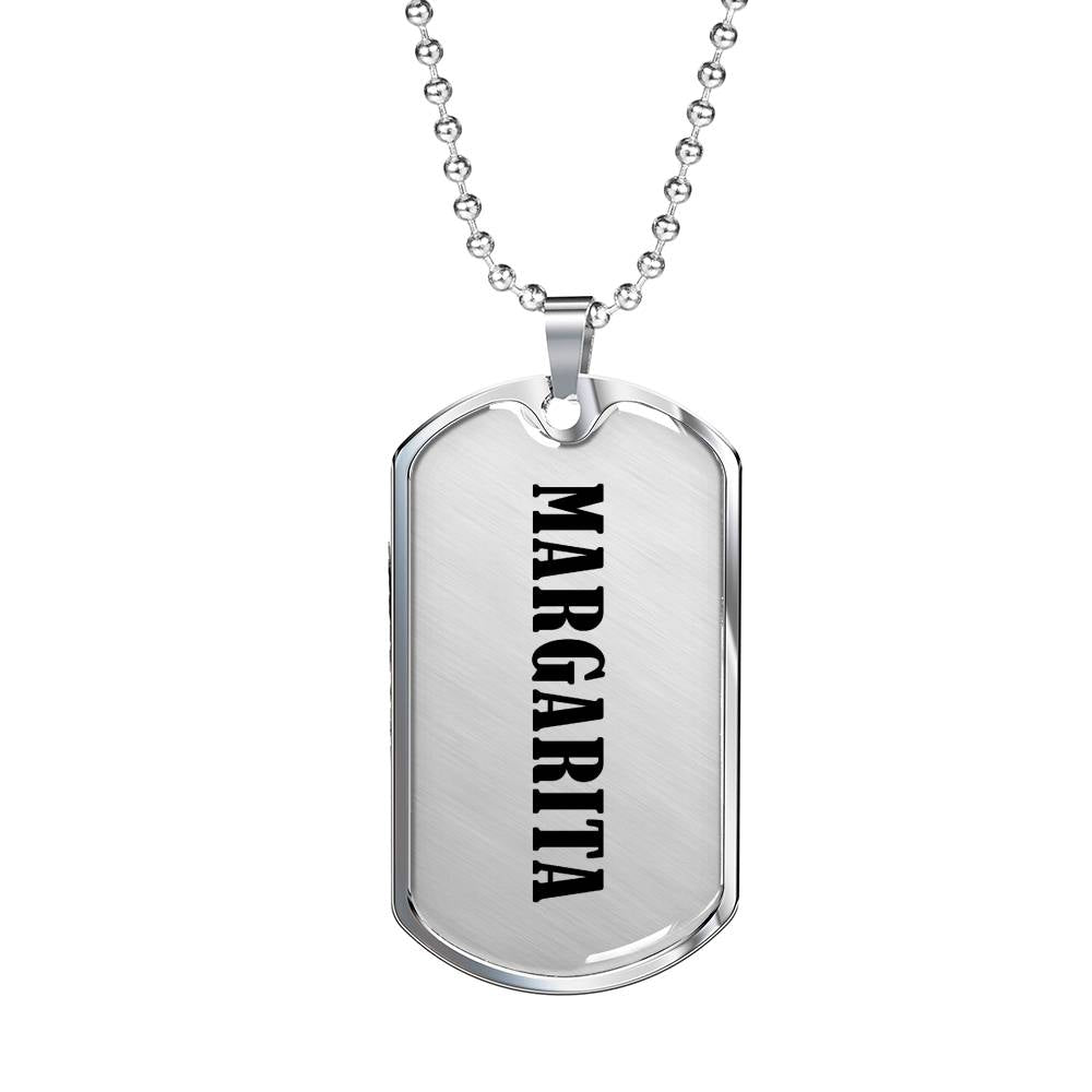 Margarita v01 - Luxury Dog Tag Necklace