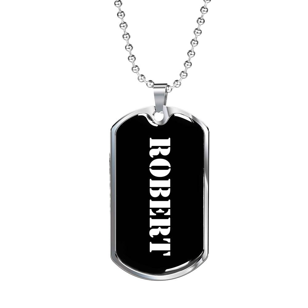 Robert v2 - Luxury Dog Tag Necklace