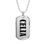 Celia v01 - Luxury Dog Tag Necklace