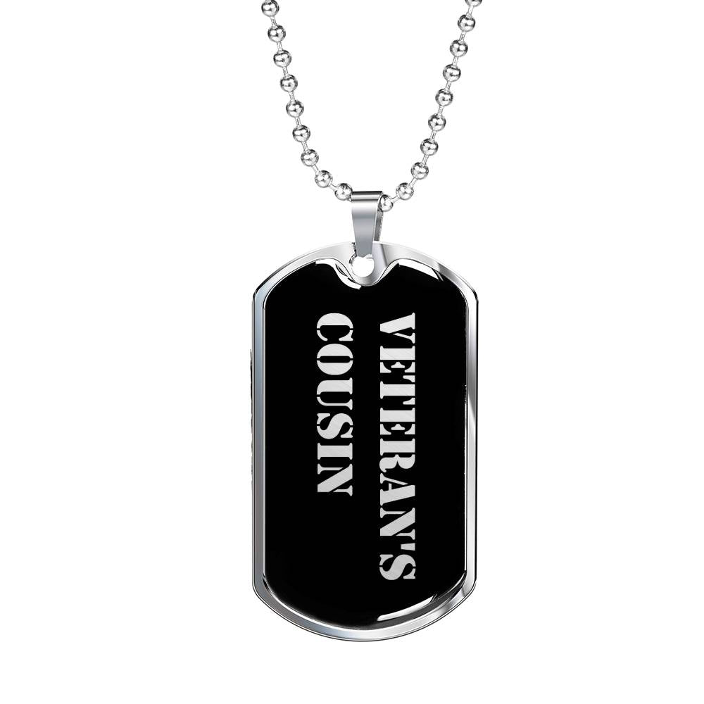 Veteran's Cousin v2 - Luxury Dog Tag Necklace