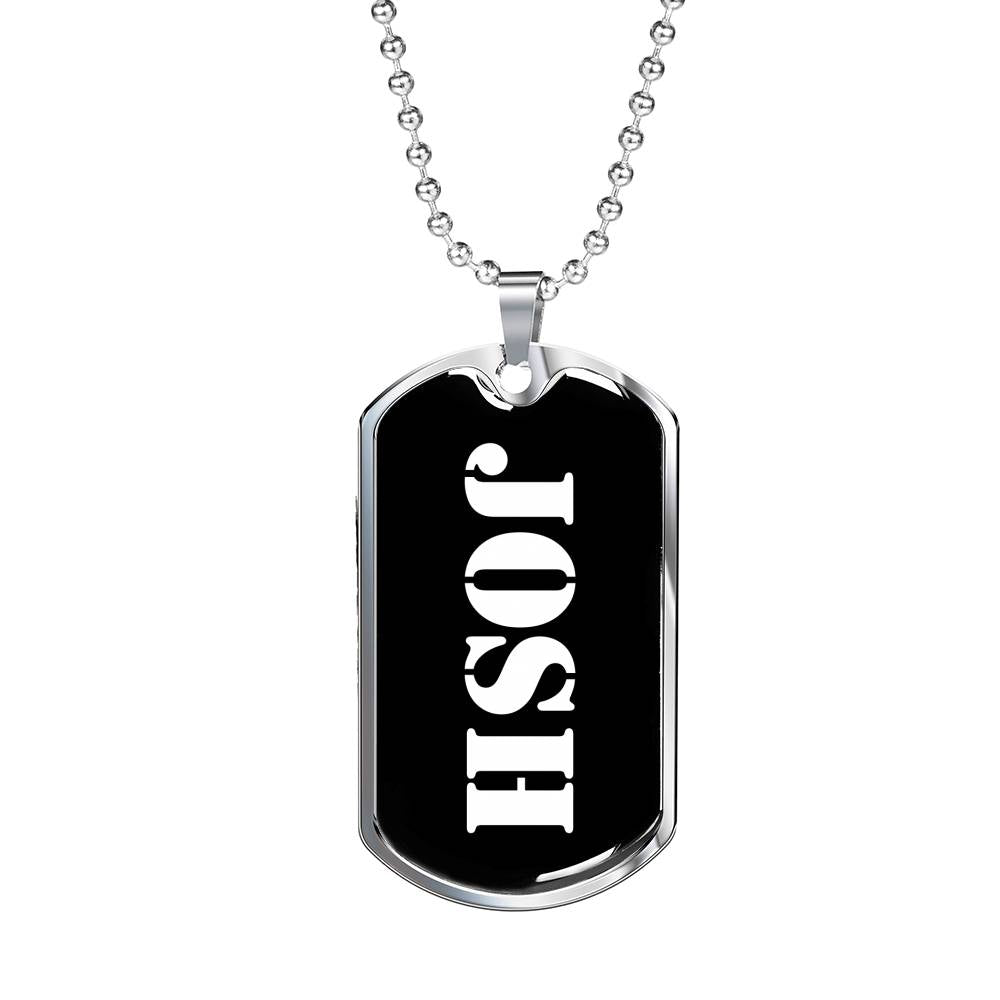 Josh v2 - Luxury Dog Tag Necklace