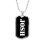 Josh v2 - Luxury Dog Tag Necklace