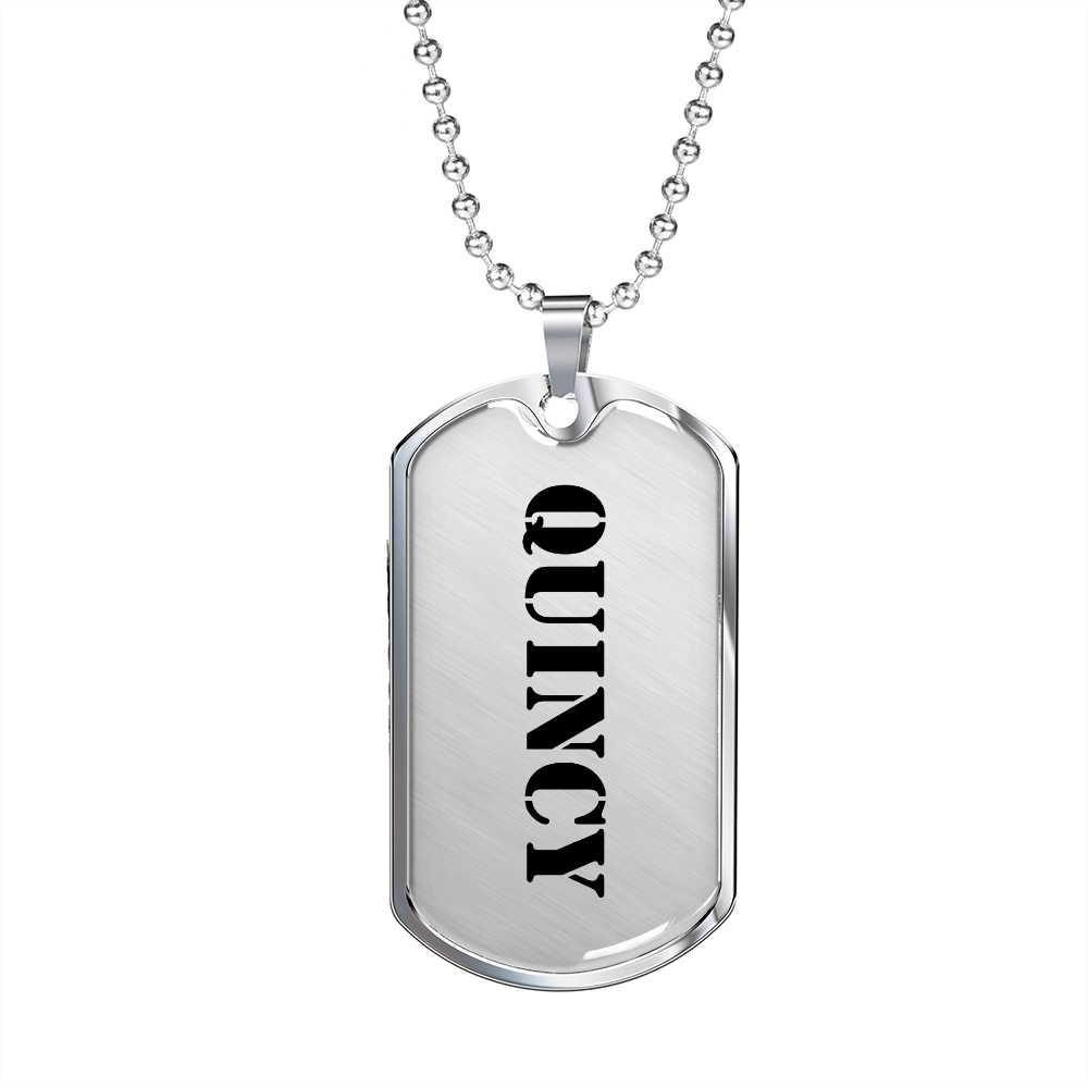 Quincy - Luxury Dog Tag Necklace