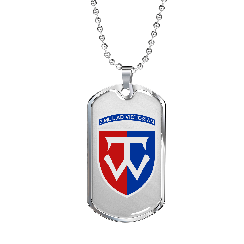 58th Motorized Infantry Brigade (Ukraine) - Luxury Dog Tag Necklace