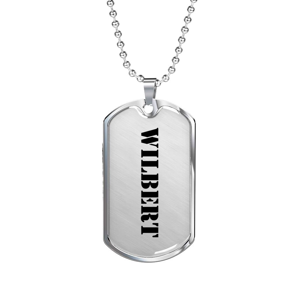 Wilbert - Luxury Dog Tag Necklace