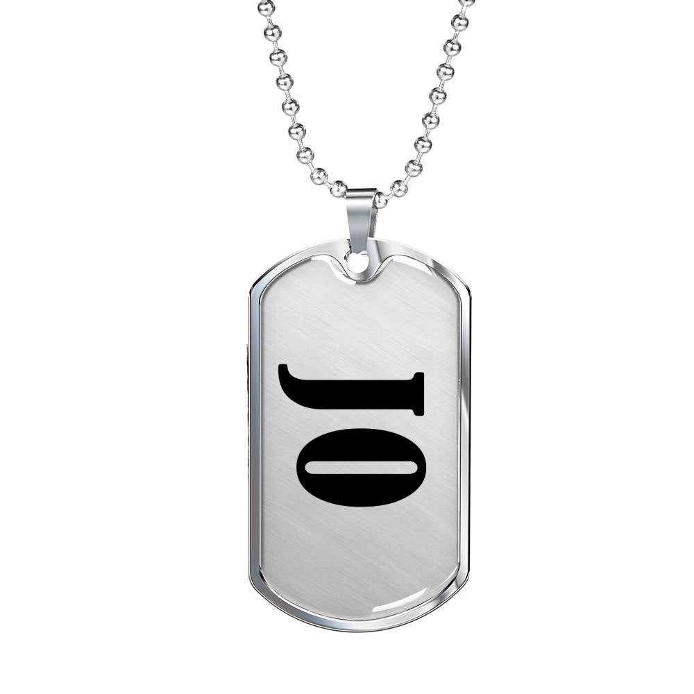 Jo v01 - Luxury Dog Tag Necklace