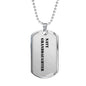 Navy Granddaughter - Luxury Dog Tag Necklace