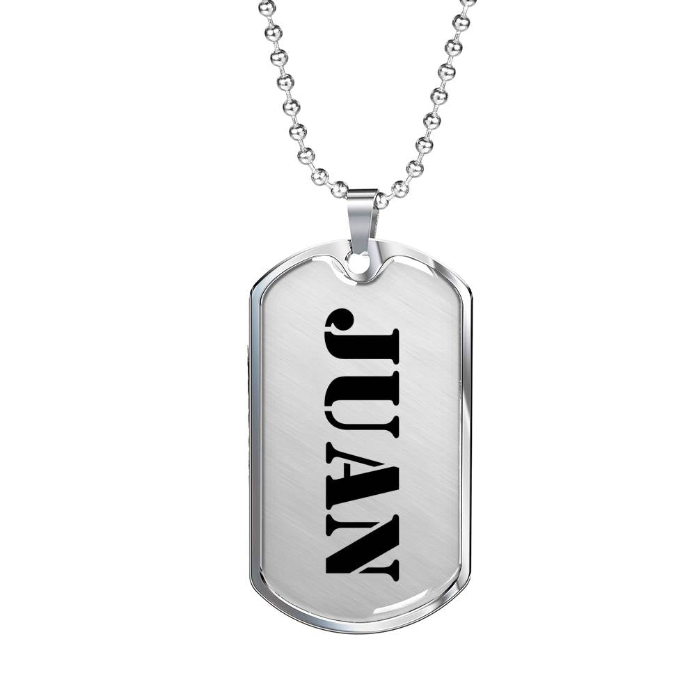 Juan - Luxury Dog Tag Necklace