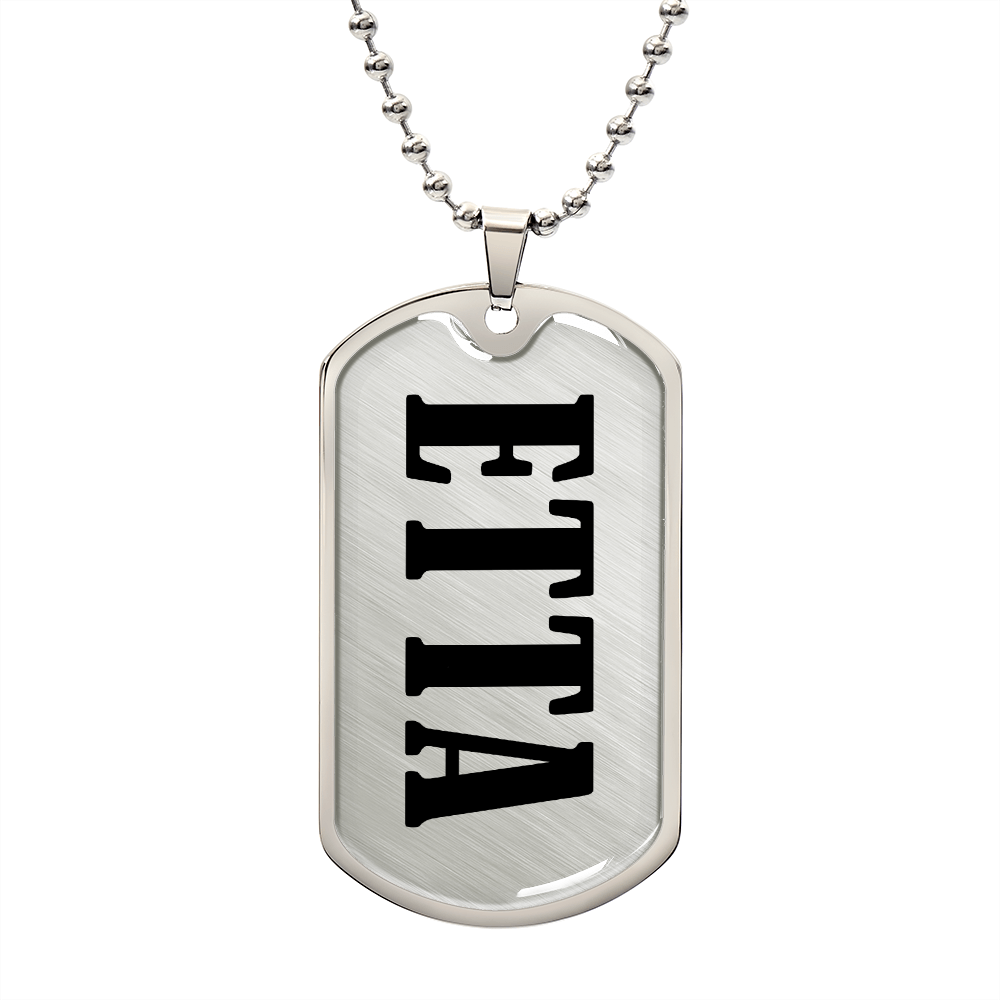 Etta v01 - Luxury Dog Tag Necklace