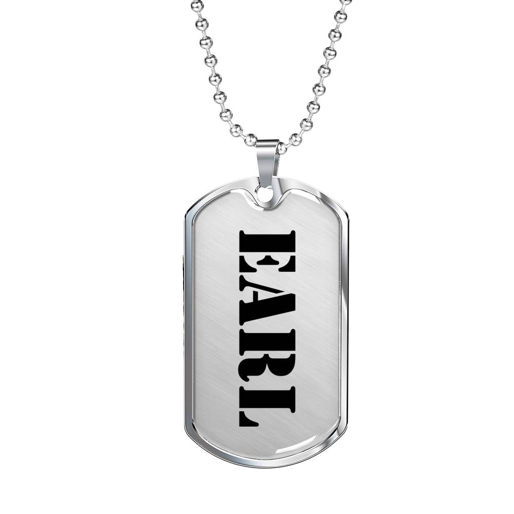 Earl - Luxury Dog Tag Necklace