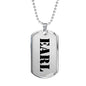 Earl - Luxury Dog Tag Necklace