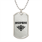 Josephine v01a - Luxury Dog Tag Necklace