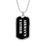 Airman's Father v3 - Luxury Dog Tag Necklace