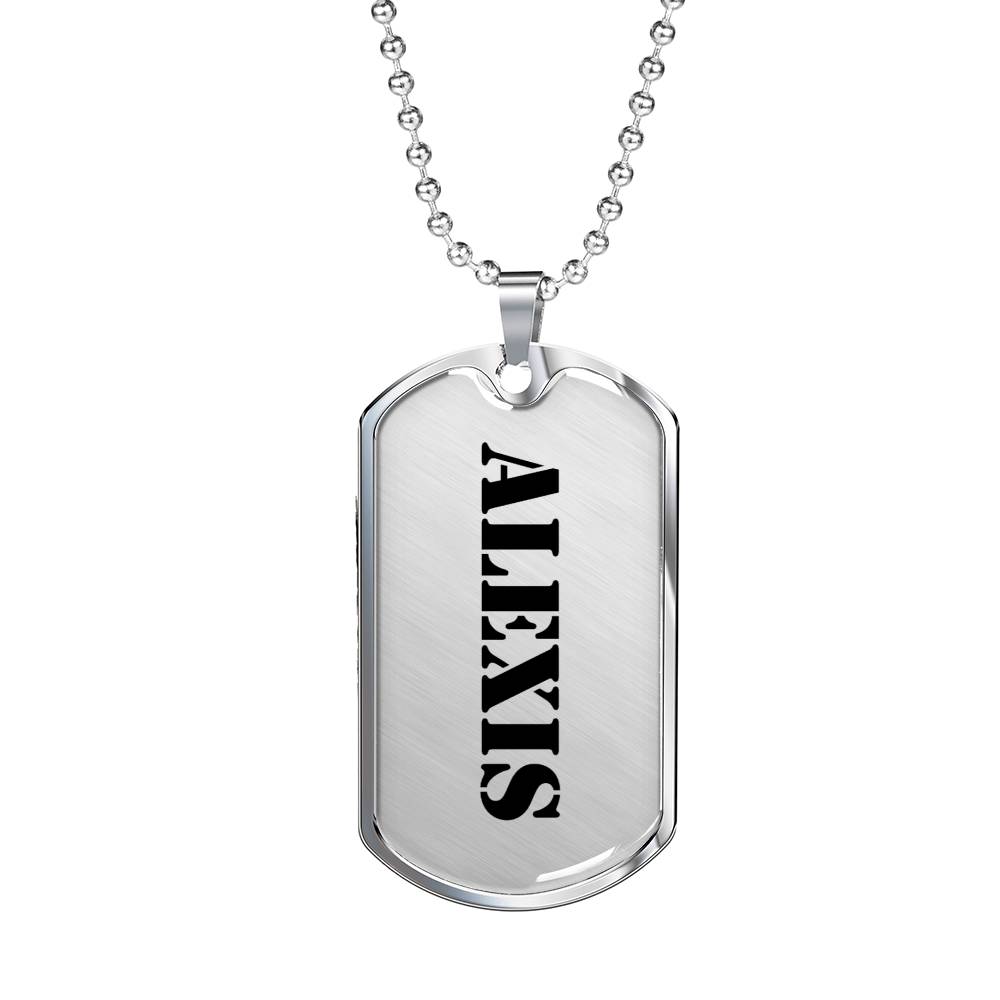 Alexis - Luxury Dog Tag Necklace