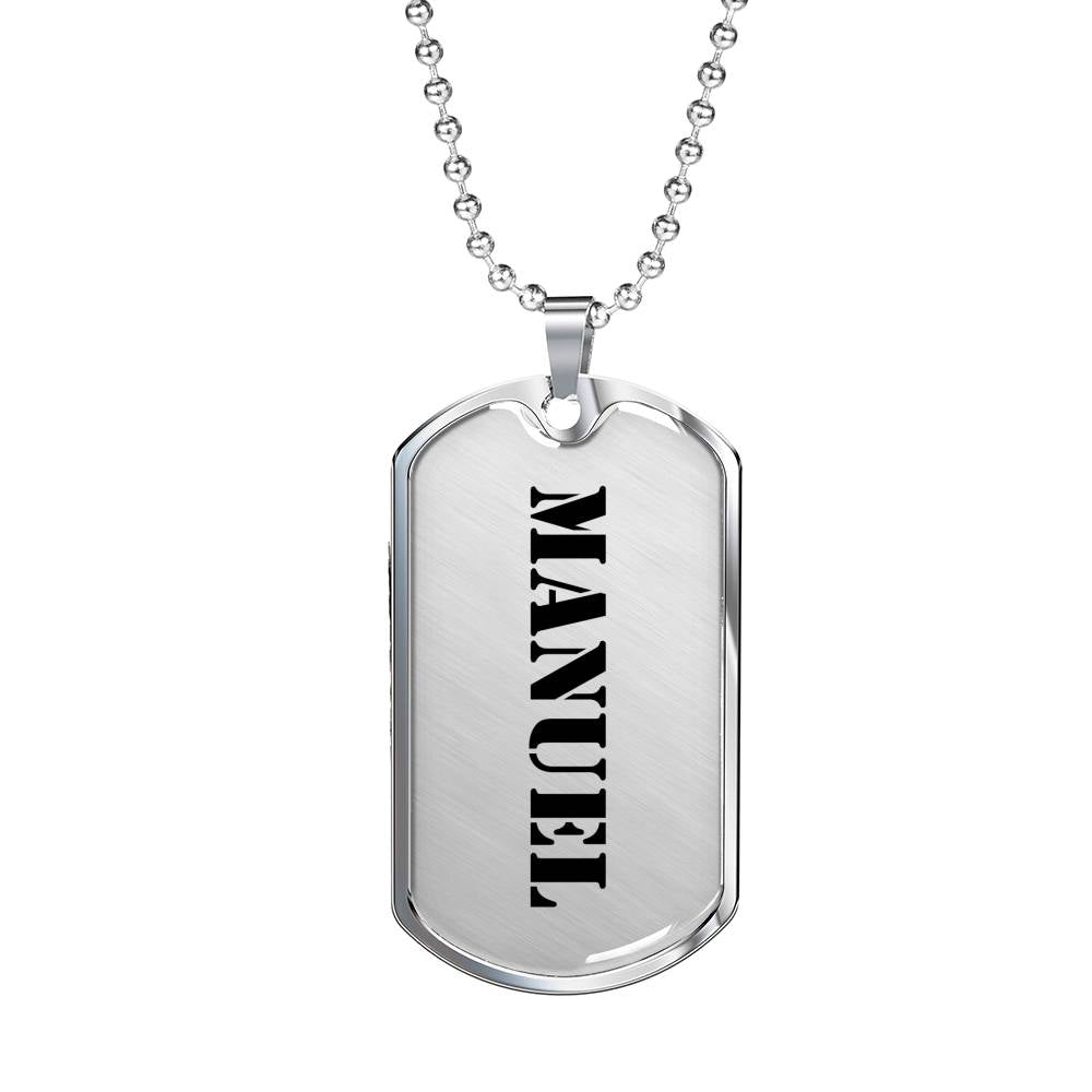 Manuel - Luxury Dog Tag Necklace