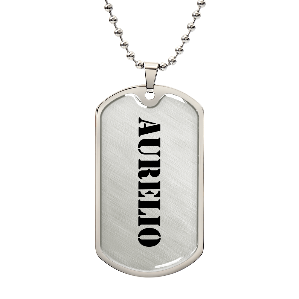 Aurelio - Luxury Dog Tag Necklace